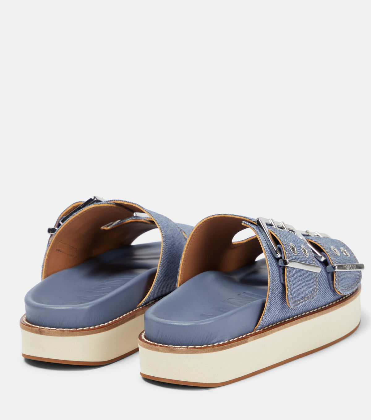 Ganni - Denim sandals GANNI
