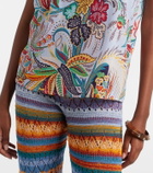 Etro Paisley silk crêpe de chine top