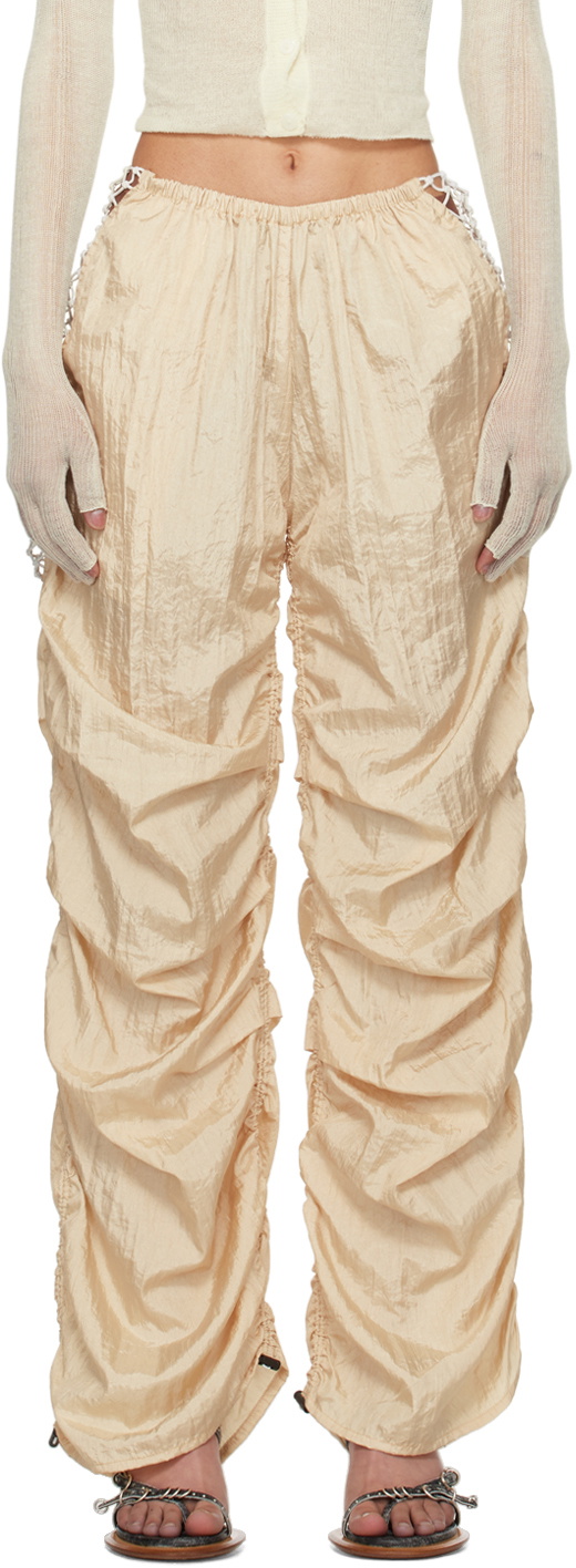 【関税込み】Isa Boulder ブラウン Cencioni ラウンジパンツ ISA BOULDER Brown Cencioni Lounge Pants | REVERSIBLE