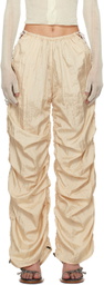 Isa Boulder SSENSE Exclusive Beige Chute Lounge Pants