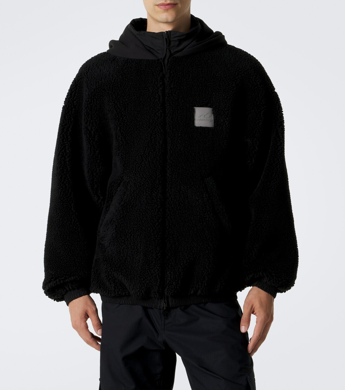 Balenciaga Logo cotton hoodie