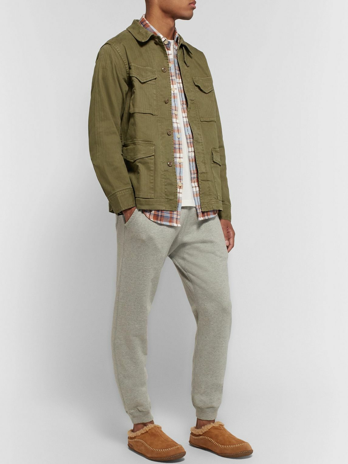 Sorel - Falcon Ridge II Fleece-Lined Suede Slippers - Neutrals