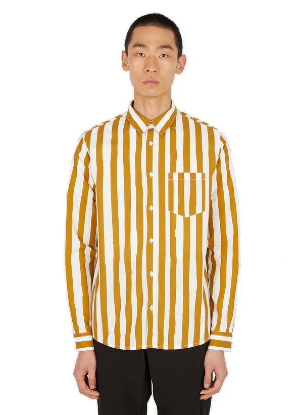 Photo: Matthieu Stripe Shirt in Yellow