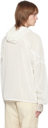 Post Archive Faction (PAF) White Sheer Hoodie