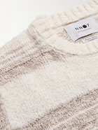 NN07 - Vinny Intarsia Cotton-Blend Sweater - Neutrals