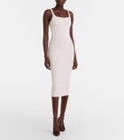 Alaïa Knitted jersey midi dress