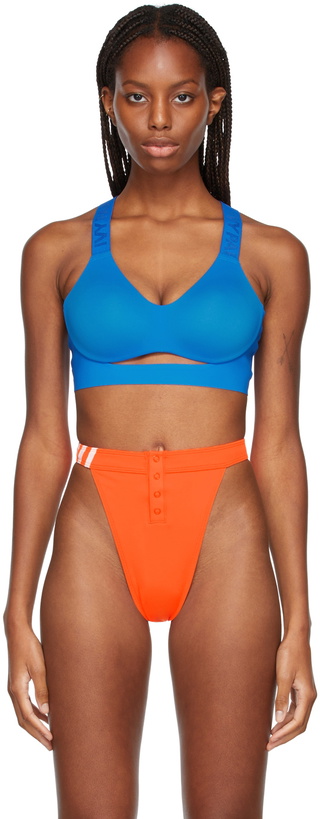 Photo: adidas x IVY PARK Blue Cut Out Bra