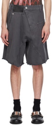 JW Anderson Gray Twisted Shorts