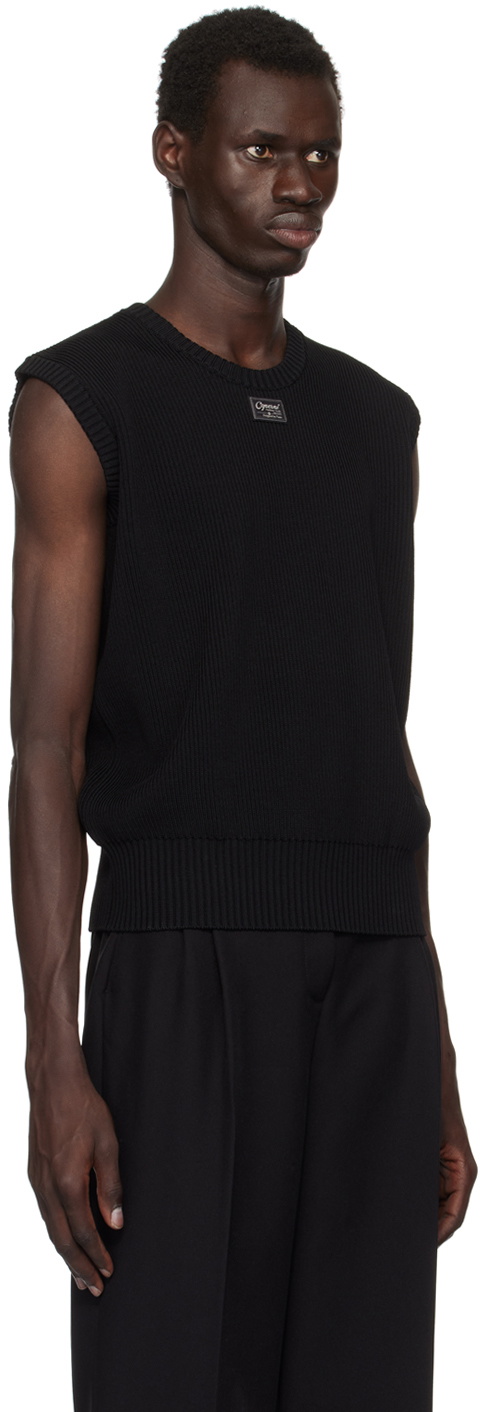 Coperni Black Knitted Sleeveless Vest