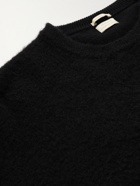 Massimo Alba - Textured-Cashmere Sweater - Black