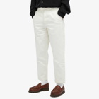 Wax London Men's Kurt Twill Trousers in Off White