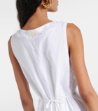 Heidi Klein White Bay linen midi dress