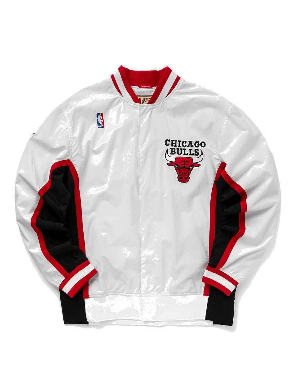 Photo: Mitchell & Ness Nba Authentic Warm Up Jacket Chicago Bulls 1996 97 White - Mens - Team Jackets/Track Jackets