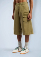 Palm Angels Military Patch Bermuda Shorts