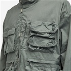 F/CE. Men's Pigment Dye Utility Jacket in Sage Green