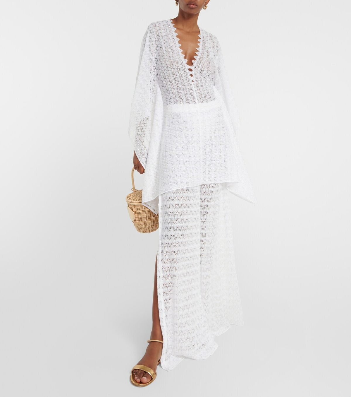 Ensemble 2 Pièces Missoni Mare - Top Et Short Crochet Zigzag, Taille IT 38/44, Neuf Avec étiquette
