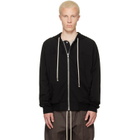 Rick Owens Black Tower Windbreaker Hoodie