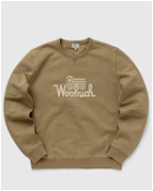 Woolrich Organic Cotton Sweatshirt Brown - Mens - Sweatshirts