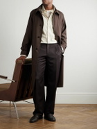 Stòffa - Wool-Canvas Coat - Brown