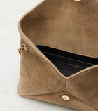 Saint Laurent Cassandre Small suede clutch