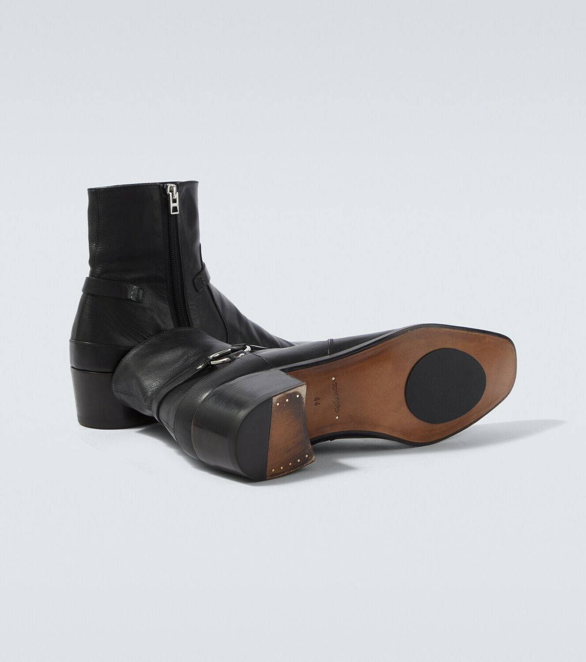 Tom Ford Clint leather ankle boots