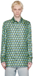 Botter Blue Printed Shirt