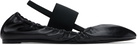ALAINPAUL Black Merce Ballerina Loafers