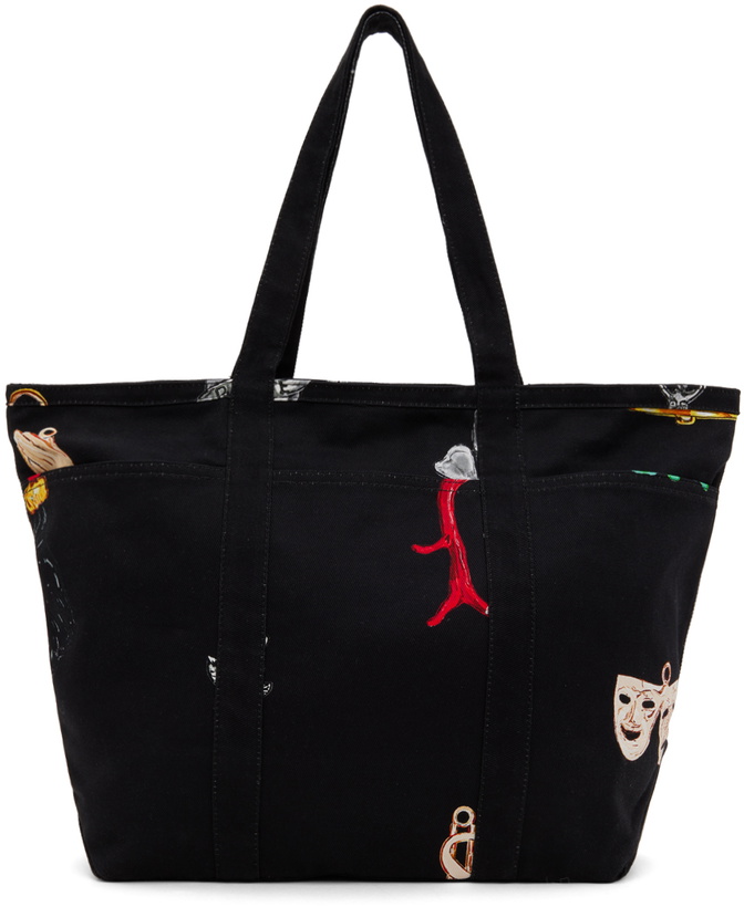 Photo: Sky High Farm Workwear Black Charm Tote