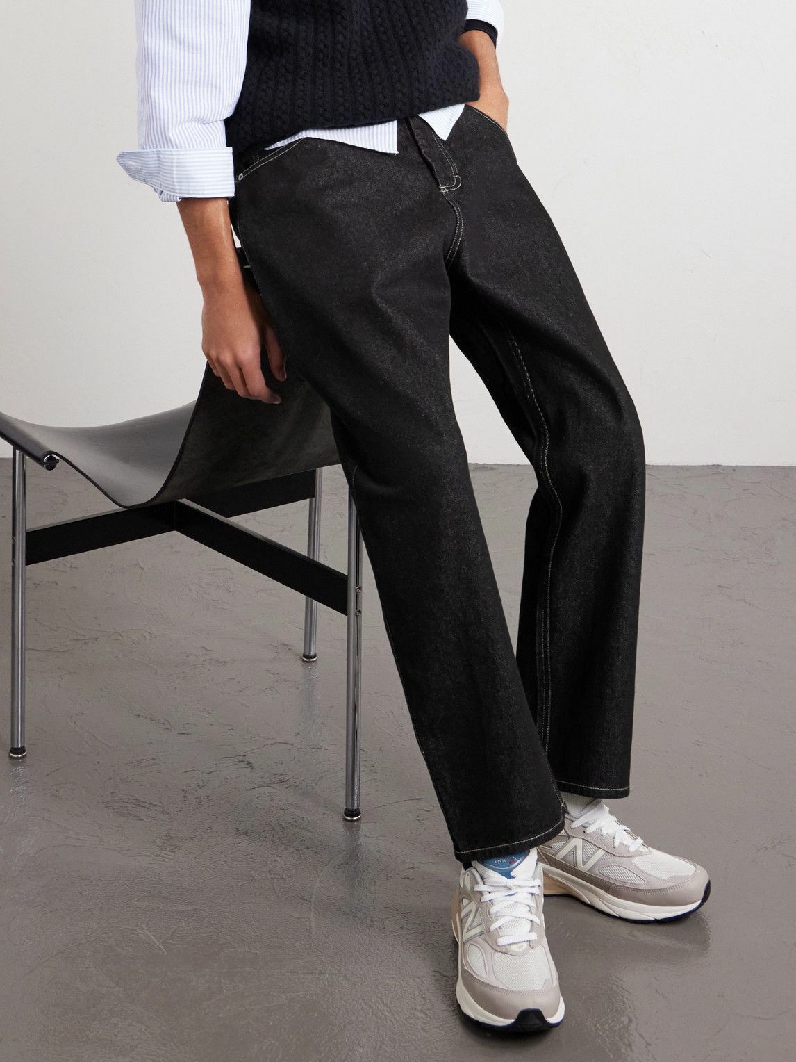 Folk - Barrel-Leg Jeans - Black