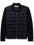 Orlebar Brown - Wallace Slim-Fit Merino Wool and Quilted Shell Down Jacket - Blue