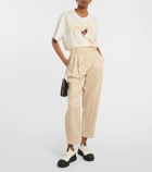 Stella McCartney Iconic high-rise cropped pants