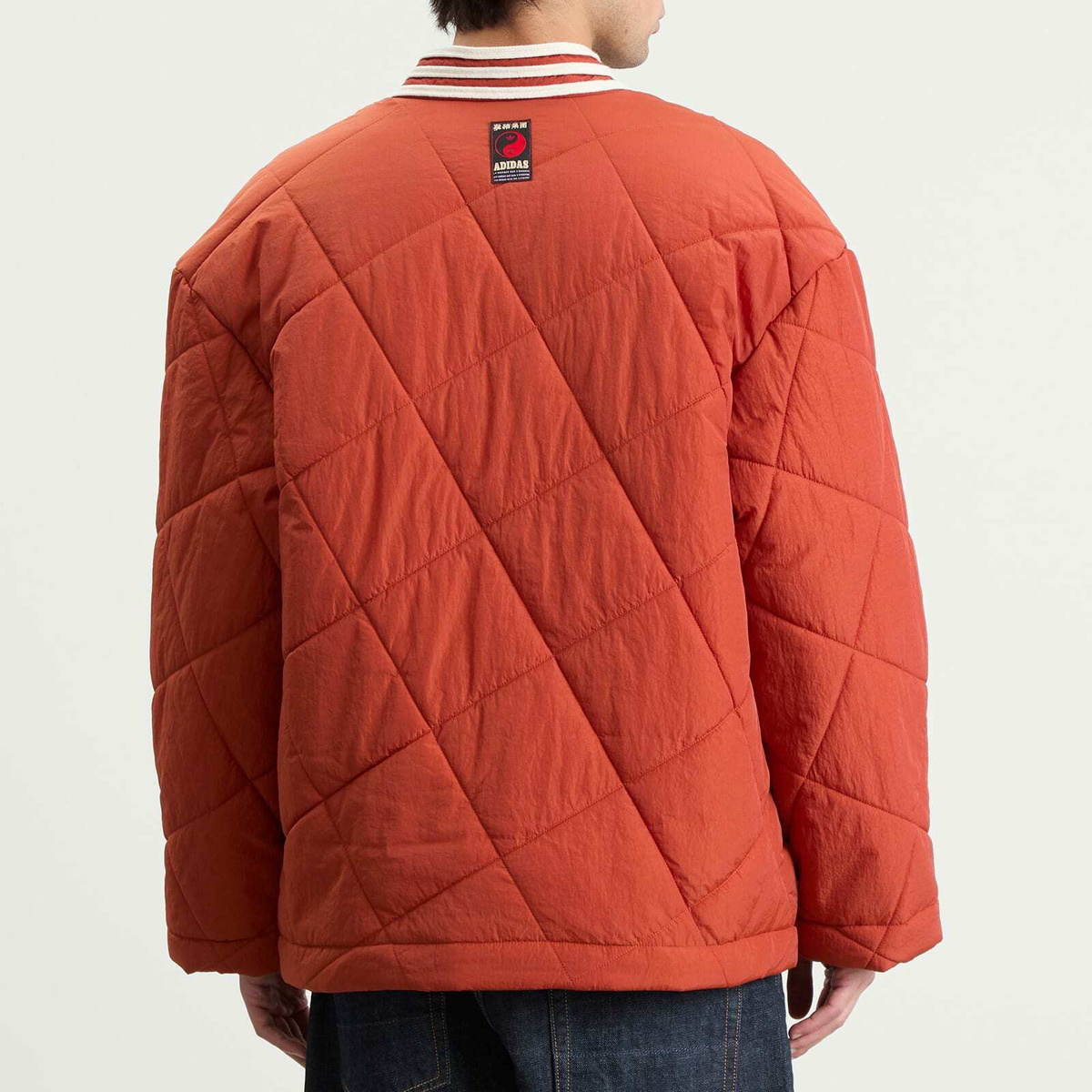Adidas Men's x CLOT Padded Jacket in Vermillion