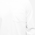 Battenwear Men's Long Sleeve Pocket T-Shirt in White