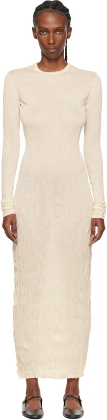 white christmas dresses Toteme white wool A-Line bustier dress – Loop Generation main image 1