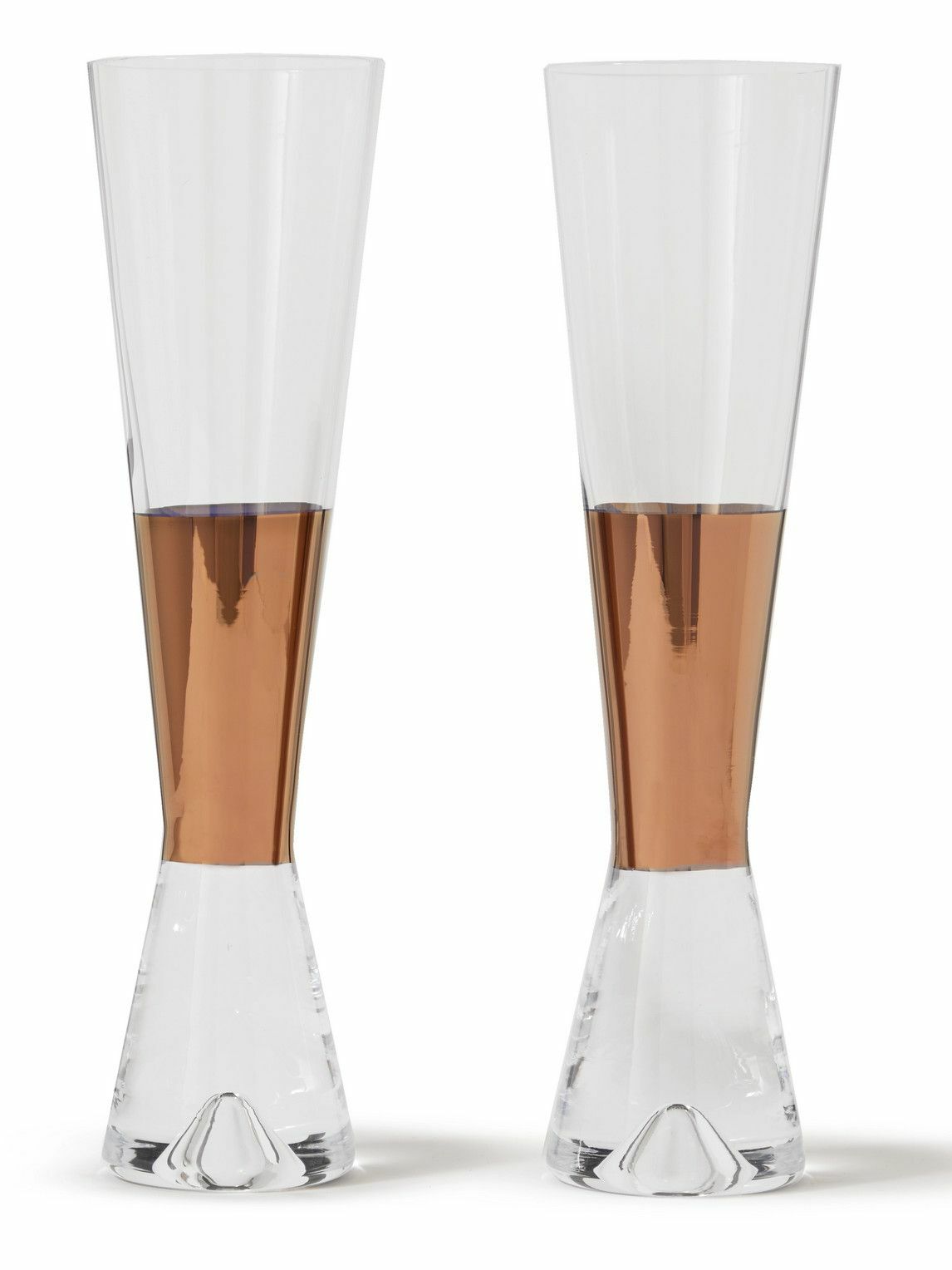 Tom Dixon - Tank Set of Two Painted Champagne Glasses