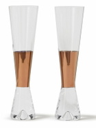 Tom Dixon - Tank Set of Two Painted Champagne Glasses