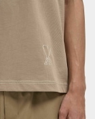 SHORT SLEEVES BOXY FIT TEESHIRT WITH TOPSTITCHED AMI DE COEUR