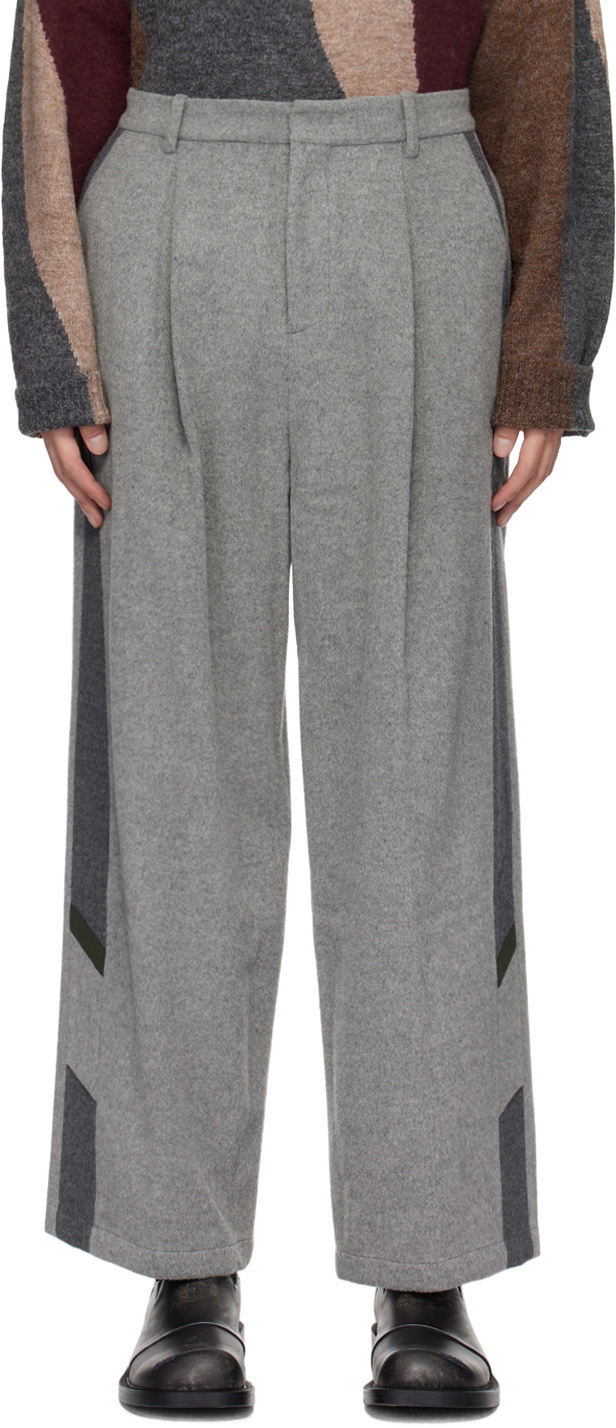 ADER error Gray Set-Up Trousers ADER error