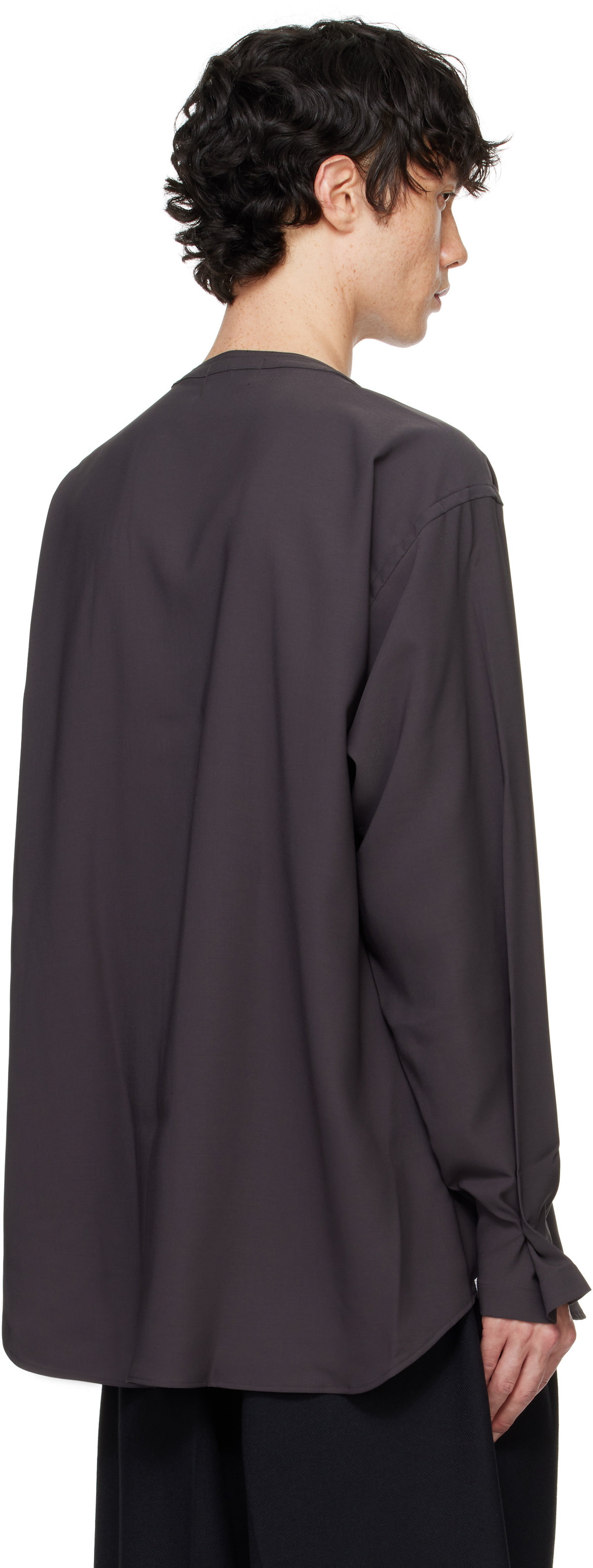RAINMAKER KYOTO Gray Pleated Shirt