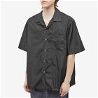 SOPHNET. Men's Limota Nylon Vacation Shirt in Black