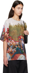Bless Multicolor Embellished Holidaychorus T-shirt