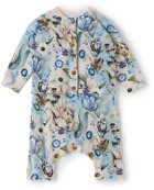 Burberry Baby Multicolor Wool Floral Print Two-Piece Set