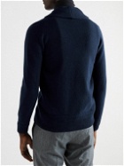 John Smedley - Cullen Slim-Fit Recycled-Cashmere and Merino Wool-Blend Cardigan - Blue