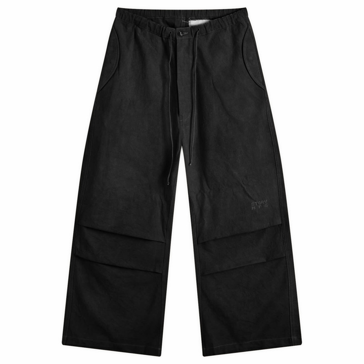 Photo: Story mfg. Women's Paco Pants in Black Slub