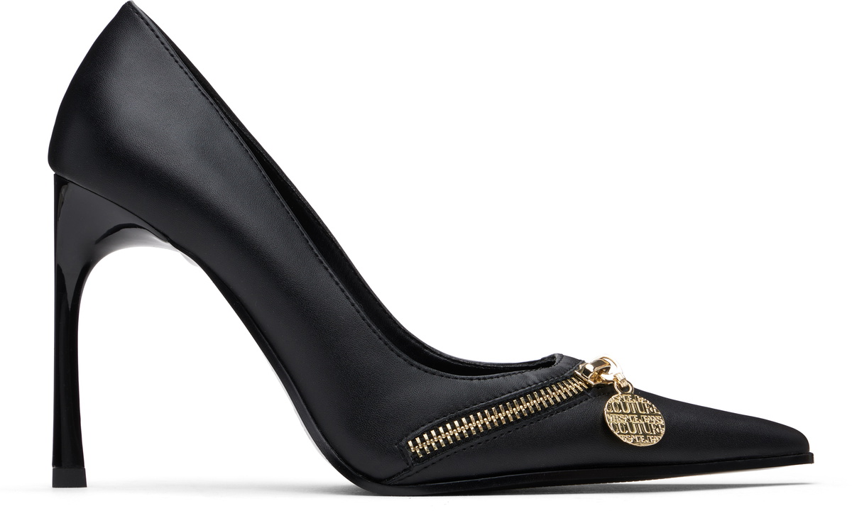 Versace Jeans Couture Black Sadie Heels Versace