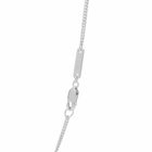 Tom Wood 21.5" ID Pendant Necklace in Silver 