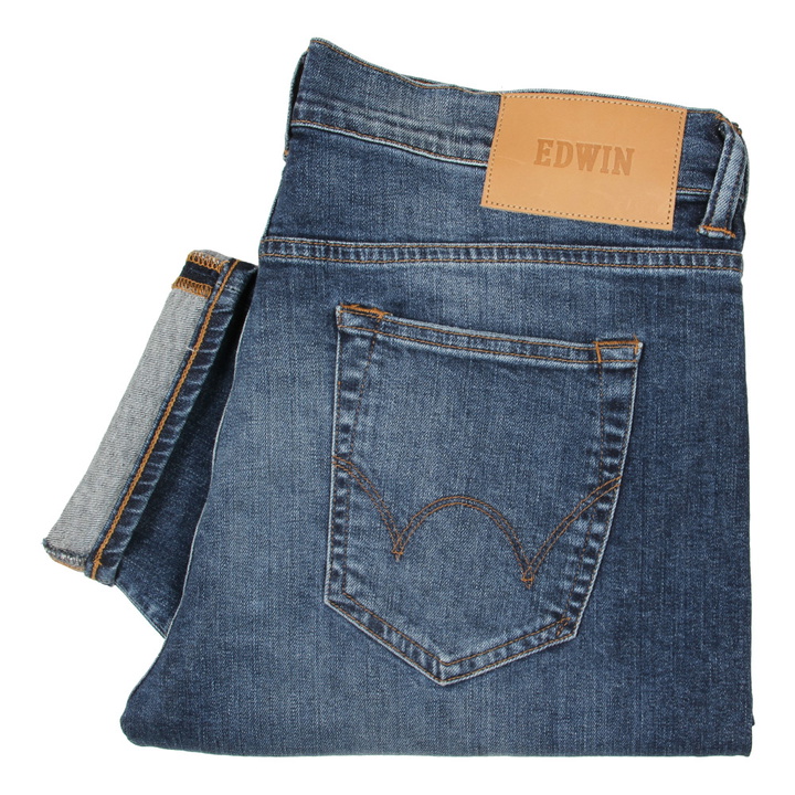 Photo: ED-80 Slim Tapered - Night Blue Denim Mid Trip