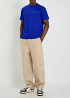 Canada Goose Vantage Logo-embroidered Cotton T-shirt Blue