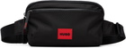 Hugo Black Canvas Belt Bag
