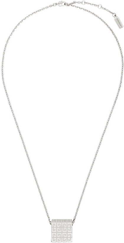Photo: Givenchy Silver G Square Necklace
